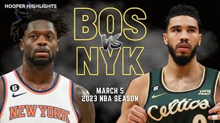 Boston Celtics vs New York Knicks Full Game Highlights | Mar 5 | 2023 NBA Season