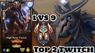 Wild Rift Twitch - Top 2 Twitch High Noon Skin Gameplay Rank Challenger