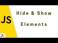 Q&A: How can I hide html element and  make it visible again using JavaScript ?