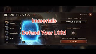 DEFEND YOUR LOOT | Vault Guide - Immortals | Diablo Immortal