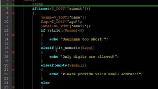 PHP & MySQL Tutorial 46 Form Validation in PHP YouTube