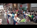 菜園場〝菜の笑〟さ組（よさこい祭り2014）本番2日目・はりまや橋