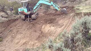 Greenhouse Pad Excavation On the Hillside