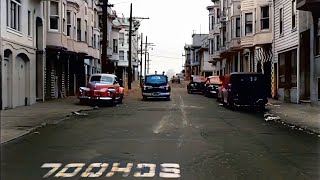 USA 1940s | Time travel to San Francisco | AI restored old footage | 1940s San Francisco USA