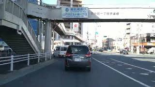 新田2～JR総武線市川駅南口～産業道路～市川橋～総武線アンダーパス～一里塚～東小岩3丁目歩道橋～東小岩5～小岩サンロード～JR総武線小岩駅南口～小岩昭和通り　2023年12月08日(金)09時28分