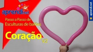 Como fazer um coração com balões