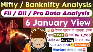 Monday Market Prediction | Nifty Prediction For Tomorrow | Bank Nifty Tomorrow prediction For 6 Jan