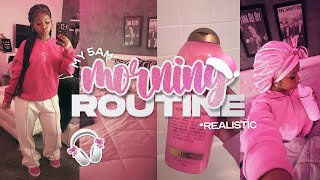 MY *realistic* 5AM MORNING ROUTINE ♡ ootd, hygiene, chit chat, school | vlogmas ep 3