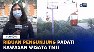 Ribuan Pengunjung Padati Kawasan Wisata TMII