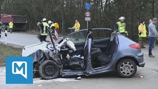 Moosburg: Schwerer Verkehrsunfall auf der ehemaligen  B11