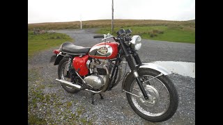 BSA A65 Black Mountain test ride 1, up the Mountain.