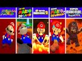 Evolution of Super Mario 64 Falling in Lava, losing Super Mario Games And Fan Mod (1996-2024)