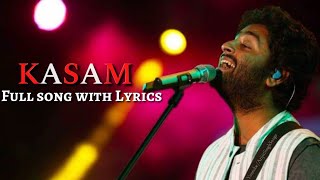 Arijit Singh: Kasam full song with lyrics | Babloo Bachelor | Jeet Gaanguli | Rashmi Virag