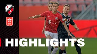 HIGHLIGHTS | Jong FC Utrecht geklopt door MVV Maastricht 📺