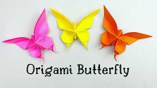 DIY ORIGAMI BUTTERFLY / Paper Crafts For School / Paper Craft / Easy Origami / paper butterfly
