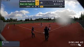 Blast 14U Taylor 2 vs. Sonoma Stack 14u (2024.05.04)