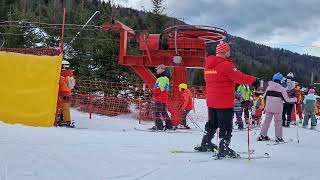 Anastasia la ski, partia Cazacu💜⛷️❄️