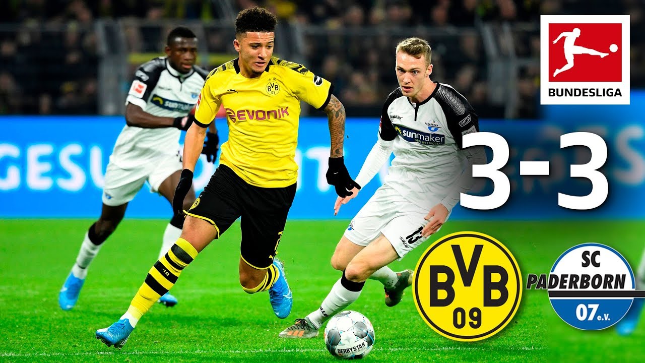 Borussia Dortmund Vs. SC Paderborn I 3-3 I Highlights I Last-Minute ...