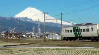 【ストライプ】185系特急踊り子　伊豆箱根鉄道　三島二日町～大場