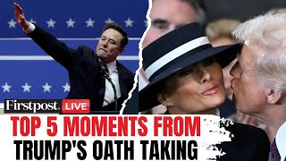 Trump Inauguration LIVE: From Air Kiss to Musk's Nazi Salute: Key Moments From Oath Taking | N18G