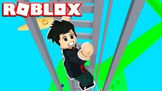 LOKIS NA ESCADA SOBE SOBE CAI CAI | Roblox - The Highest Ever Waterslide