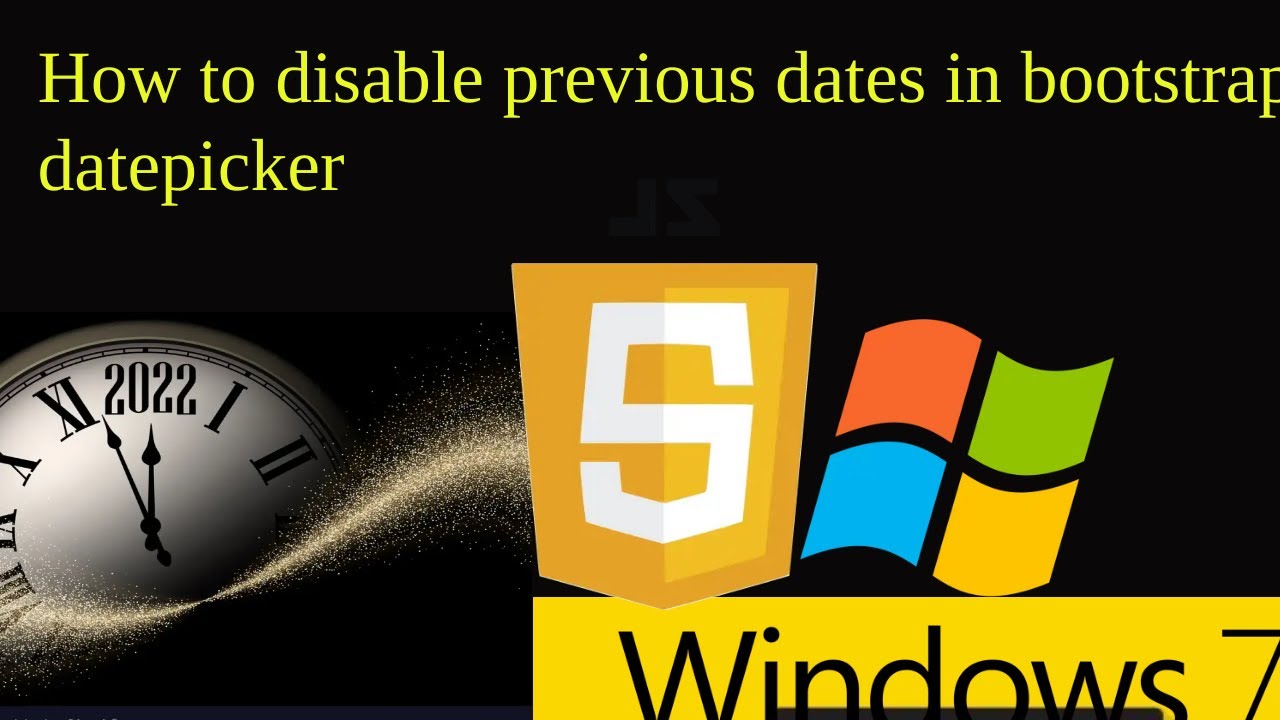 How To Disable Previous Date In Bootstrap Datepicker Using Javascript