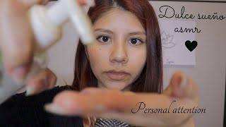 ASMR SPA - Spa facial Roleplay/Personal attention/limpieza facial/ aplicando cremas en la cámara