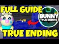 BUNNY'S FUNERAL HOW TO GET THE TRUE ENDING!!! *FULL GUIDE* | NEW PIGGY GAME | Roblox Bunny's Funeral