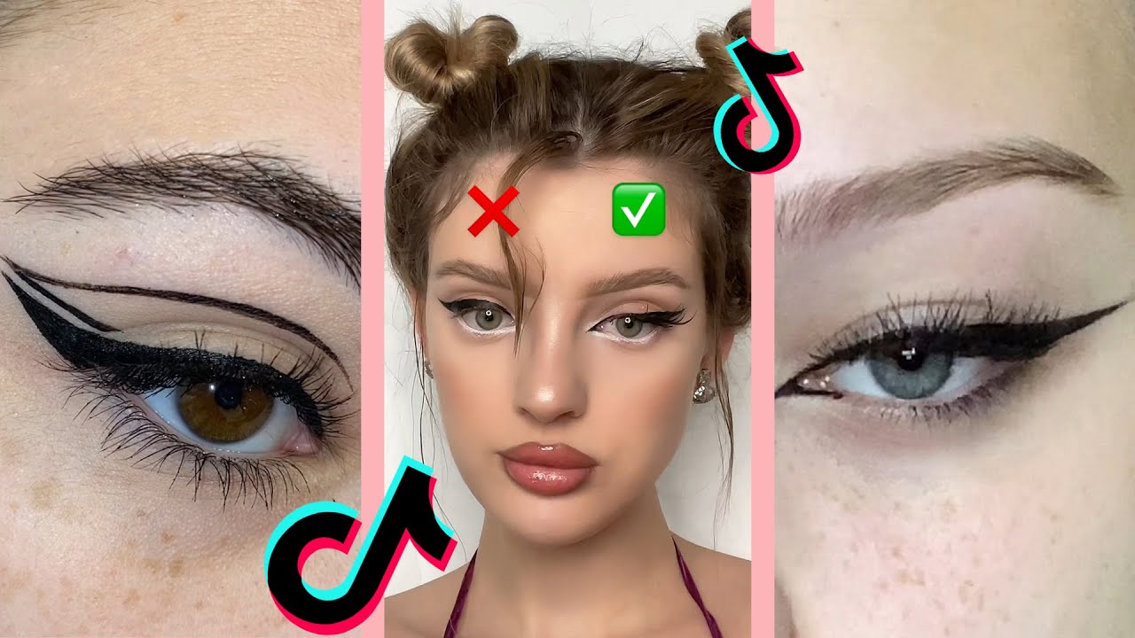 Eyeliner Makeup Tutorial Tiktok Compilation | Eye Makeup Tutorial For ...