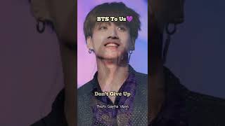 Don't Give Don't Give Up No No Noo😎💜 #bts #relatable #btsarmy #shorts