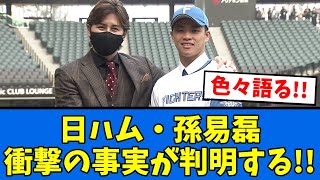 【苦悩】日ハム孫易磊がプロ1年目を言及する!!!【プロ野球反応集】【2chスレ】【5chスレ】