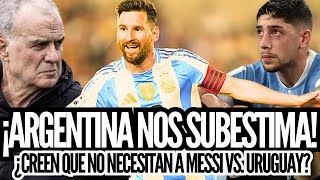 📺 JULIO RÍOS | ¿ARGENTINA SUBESTIMA A URUGUAY? ¿MESSI NO JUGARÁ PARA ESTAR VS BRASIL?