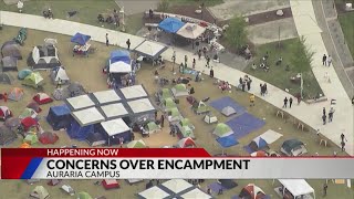 Officials report weapons, human waste at Auraria protest encampment