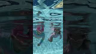 Swimming Lesson Fun  #swimmingclass #underwater #babyswimming #learntoswim