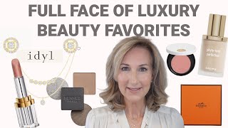 FULL FACE OF LUXURY BEAUTY FAVORITES | PLUS IDYL JEWELRY UNBOXING!