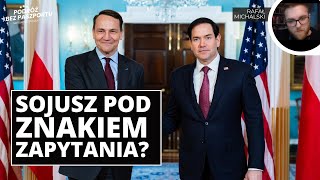 Minister Sikorski uderzył w USA? Co myślą Amerykanie? Cła, Ukraina i wywiad | Rafał Michalski