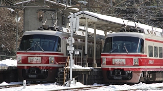 【雪積もる高野線山岳区間】南海高野線 紀伊神谷～極楽橋間 走行シーン