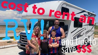 How much does it COST to RENT an RV?!