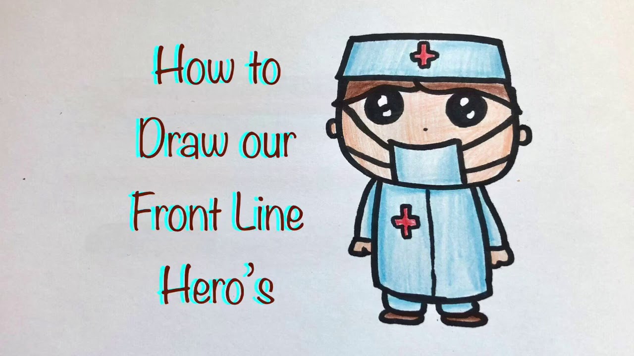 How To Draw A Doctor/ Easy Drawing And Coloring Tutorial For Kids - YouTube