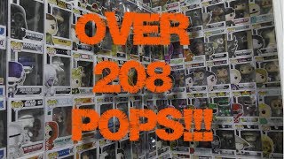 My Full 2018 Funko Pop Collection ( over 208 Pops)