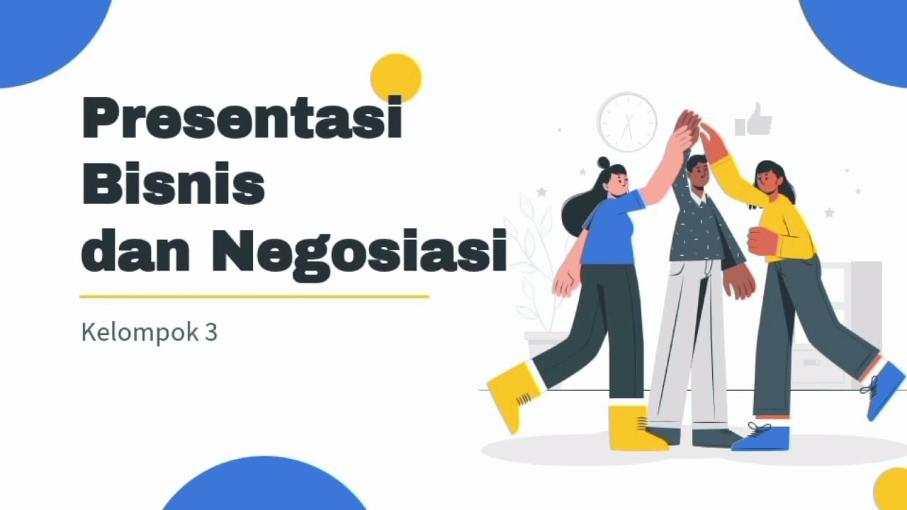 Presentasi Bisnis Dan Negosiasi - YouTube