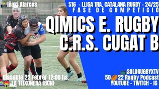 S16 Liga 3ta.FCR J7 250221 Gotics Equip Rugby Vs. CRSant Cugat B - La Teixonera (BCN)