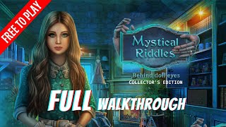 Mystical Riddles 2 F2P: Behind Doll Eyes Full Walkthrough