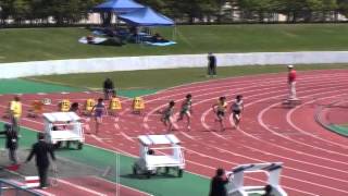 水口高校陸上部20130506男子100m