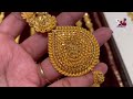 tanishq long gold necklace huge collections long necklaces ranihaar long haram light wt necklaces