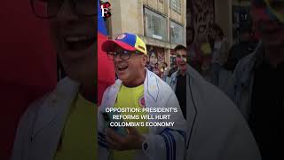 Colombia: Thousands Rally Against President Petro's Economic, Social Reforms |Subscribe to Firstpost