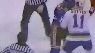 Mike McEwen vs Brian Sutter Feb 27, 1979