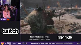 #TwitchConEU19 Speedruns - Sekiro: Shadows Die Twice [Immortal Severance] by SayviTV