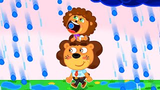 LeonCito | Gotas de arcoiris | Dibujos animados | Video Para Niños