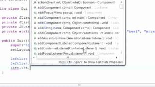 Java Programming Tutorial 72 Multiple Selection List Copy